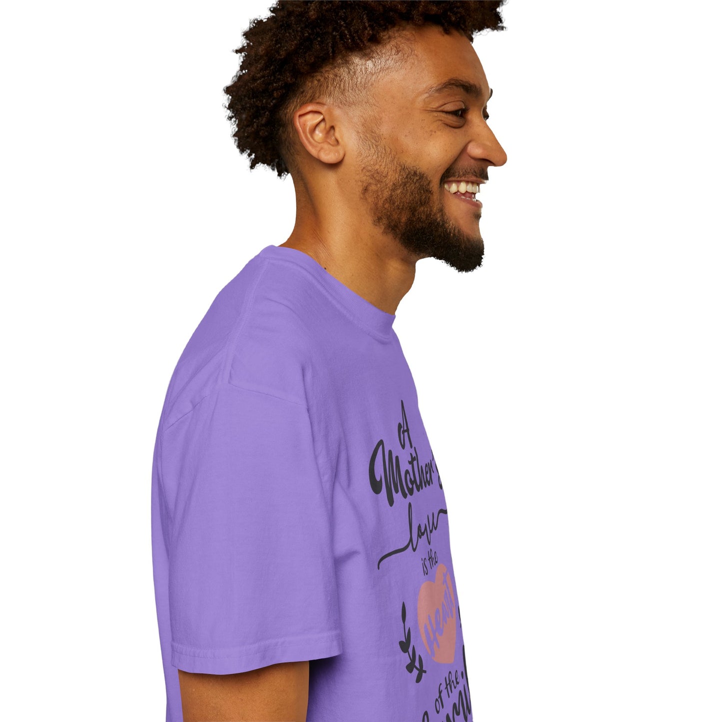 Mother's love is the heart of the family - Unisex Garment-Dyed T-shirt