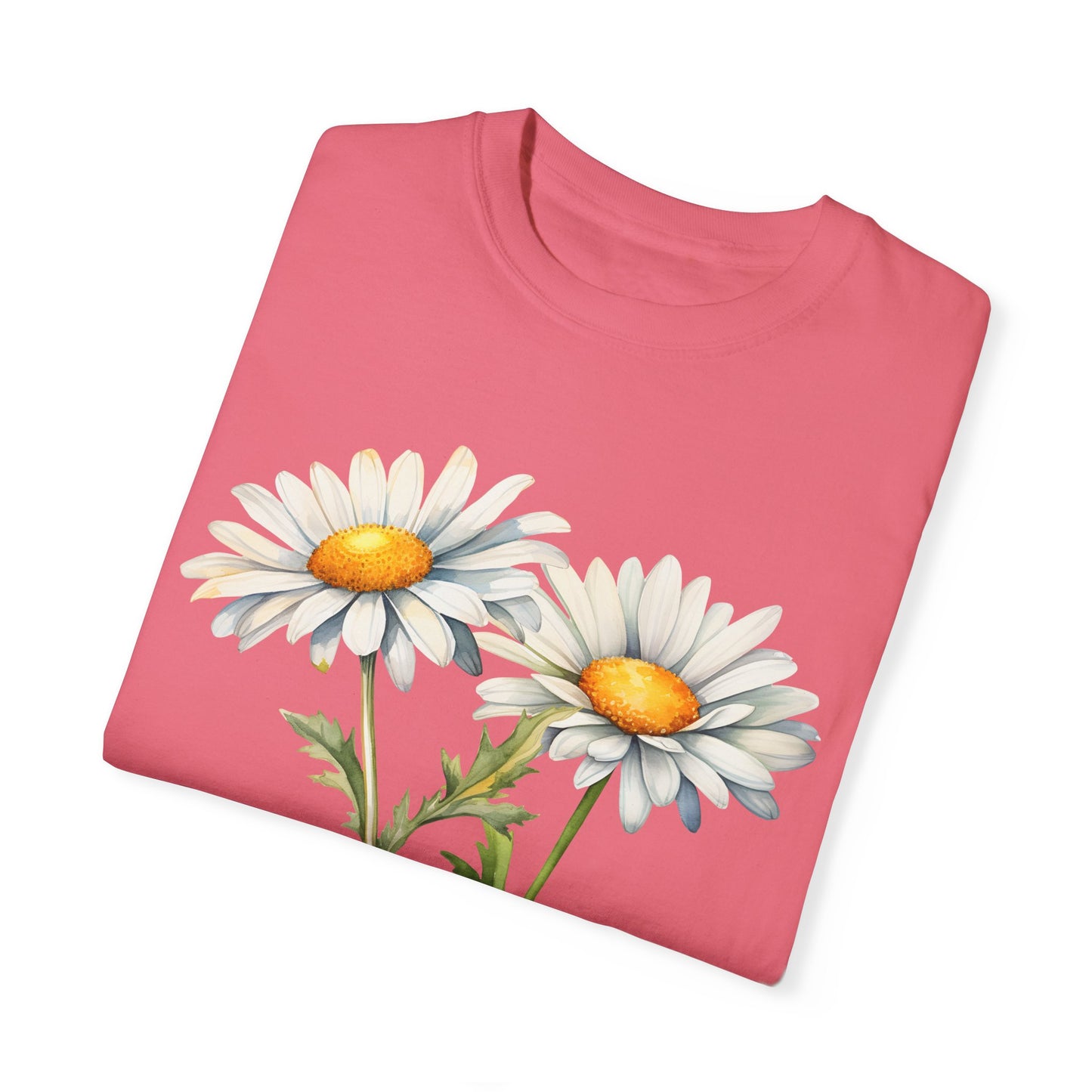 April Birth Flower "Daisy" - Unisex Garment-Dyed T-shirt