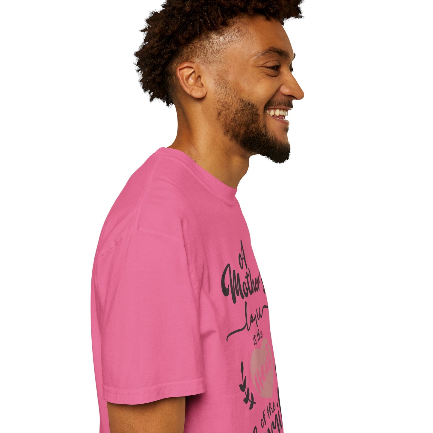 Mother's love is the heart of the family - Unisex Garment-Dyed T-shirt