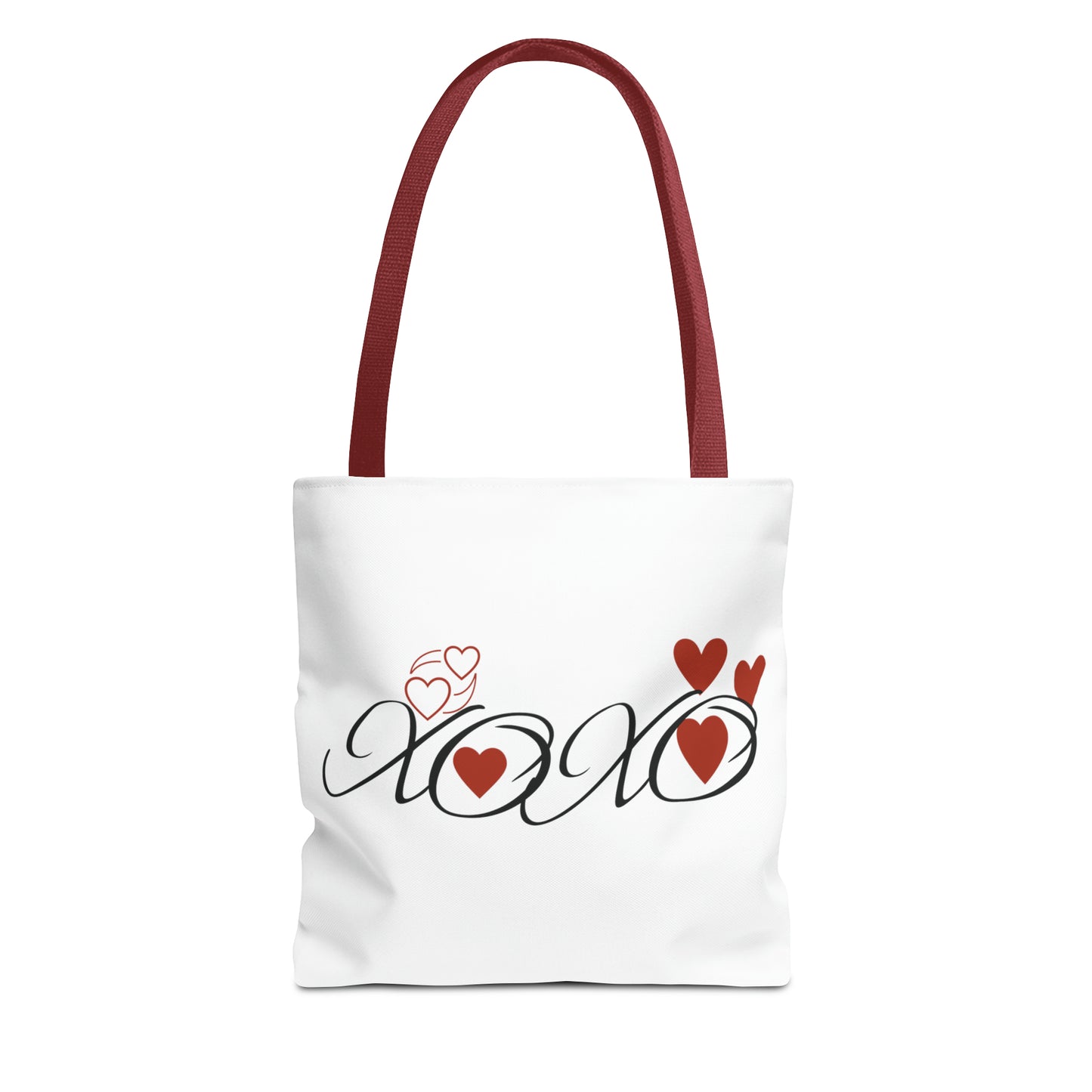 Valentine: XOXO with Hearts - Tote Bag (AOP)