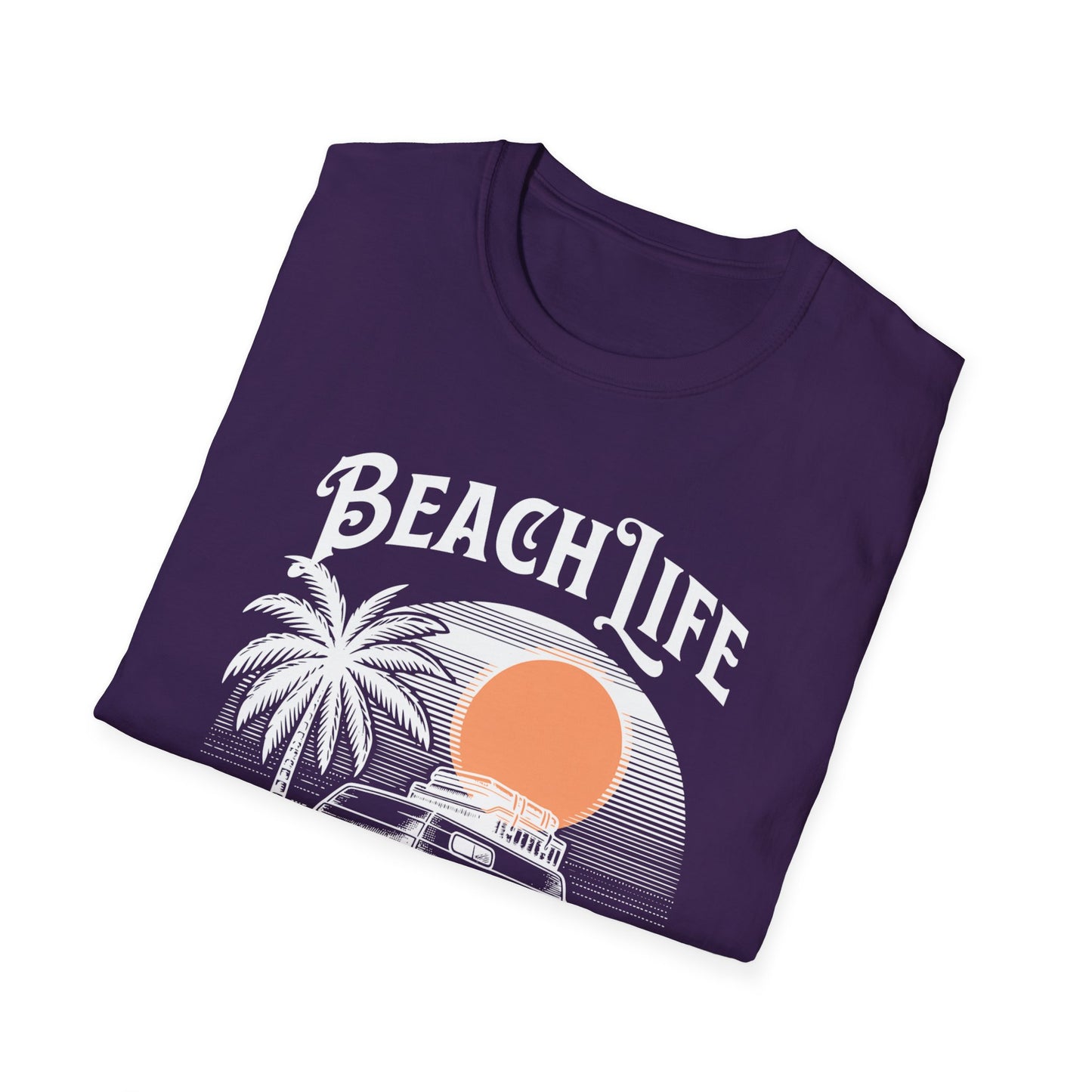 Beach Life T-shirt - Unisex Softstyle T-Shirt