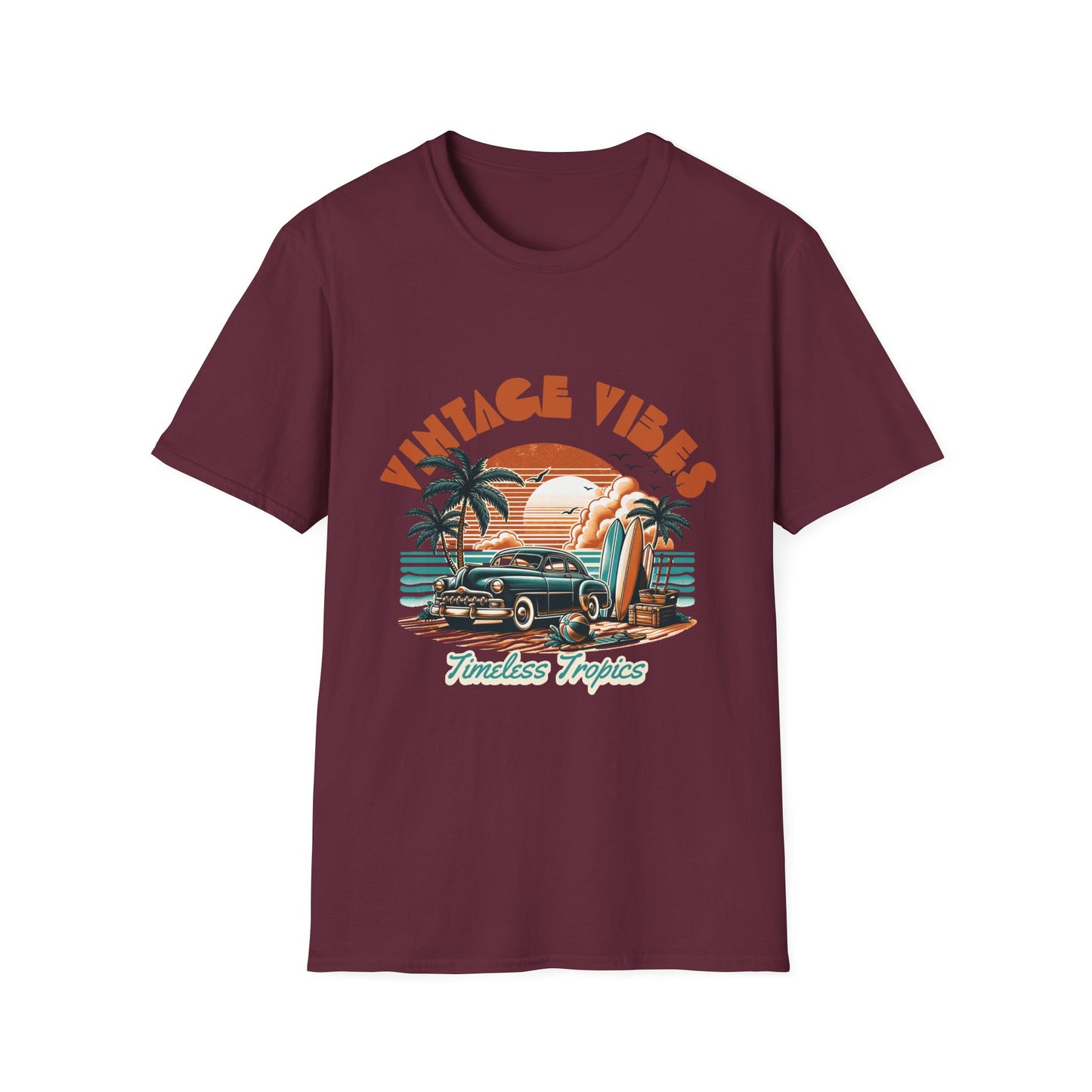 Vintage Vibe T-Shirt - Unisex Softstyle
