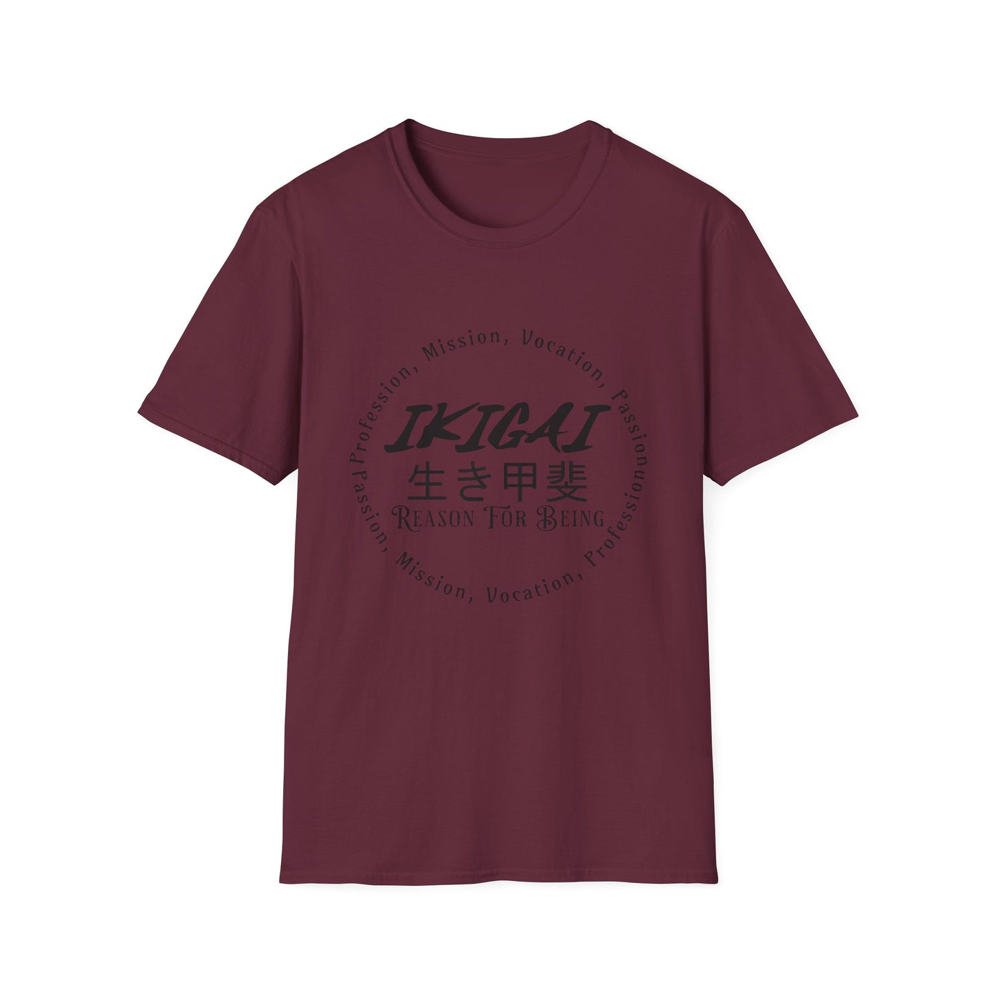 Ikigai T-shirt - Unisex Softstyle