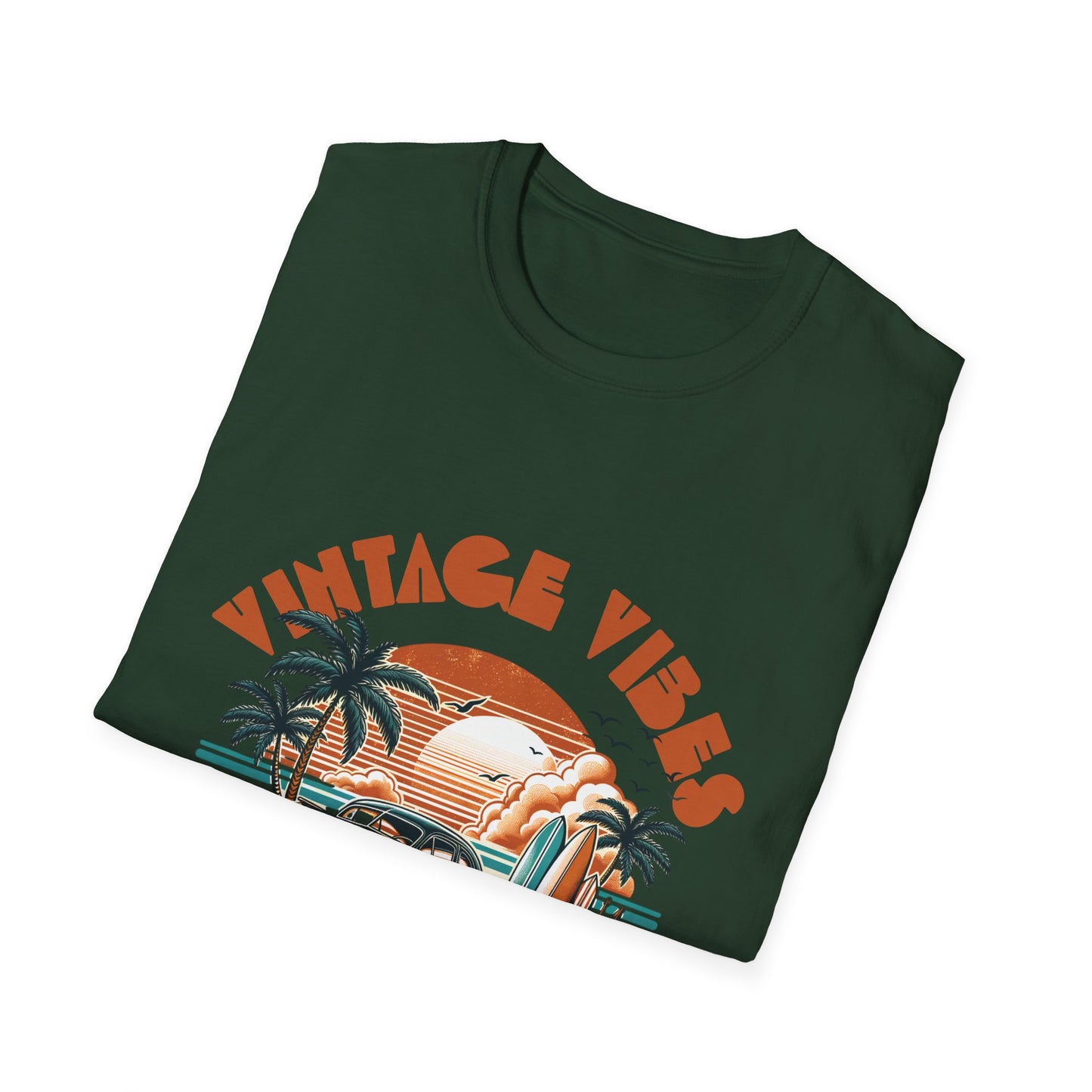 Vintage Vibe T-Shirt - Unisex Softstyle