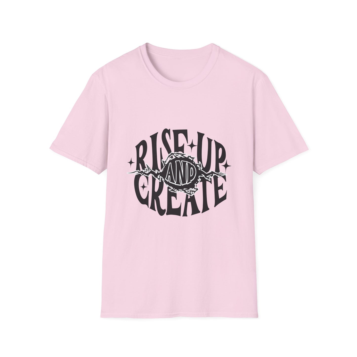 Rise Up And Create T-Shirt, Inspirational Tee, Motivational Shirt, Unisex Graphic Top, Artist Gift, Creative Apparel
