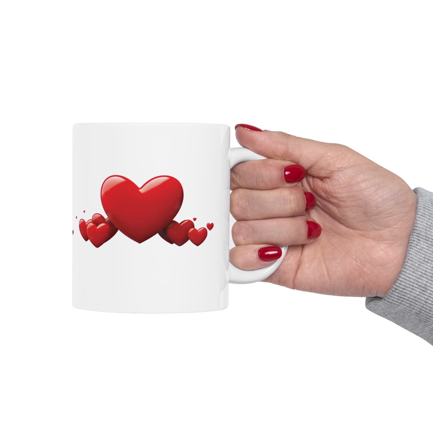 Valentine's Heart: Ceramic Mug 11oz