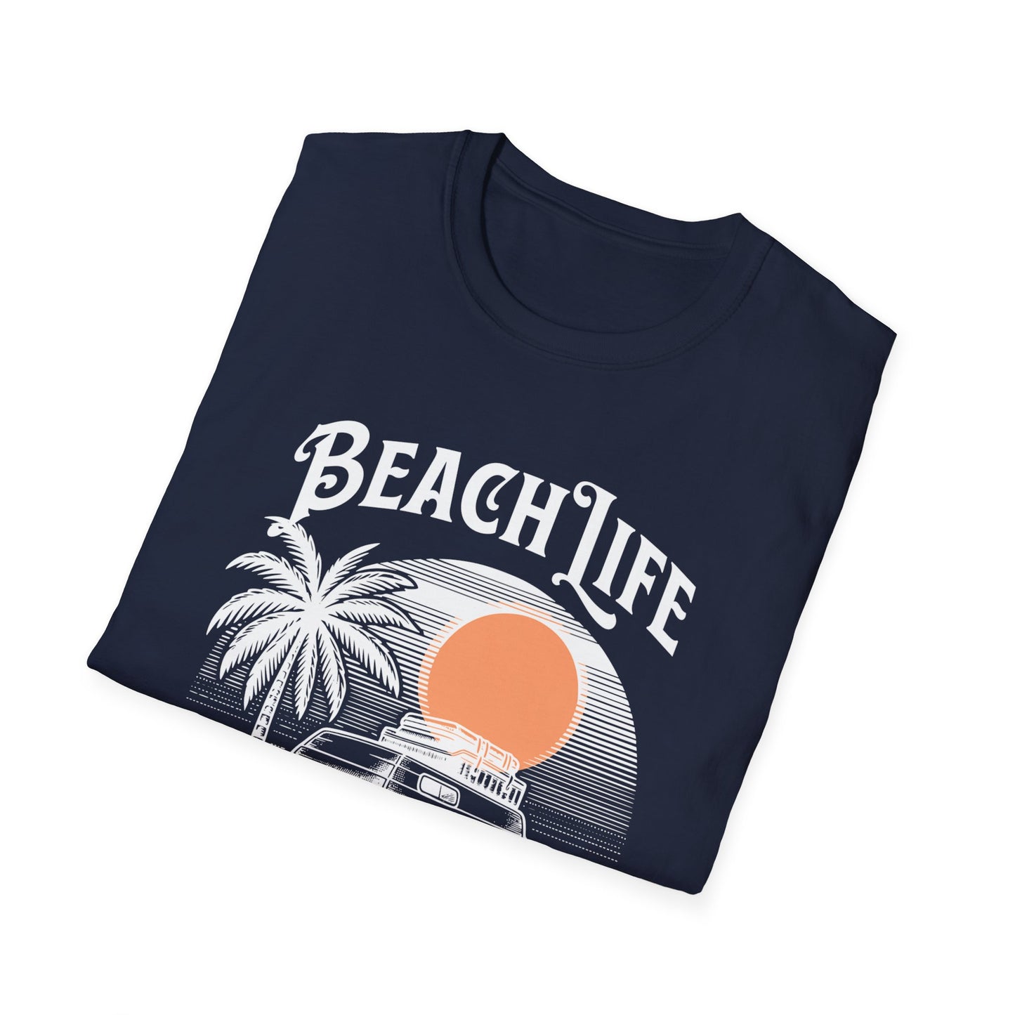 Beach Life T-shirt - Unisex Softstyle T-Shirt