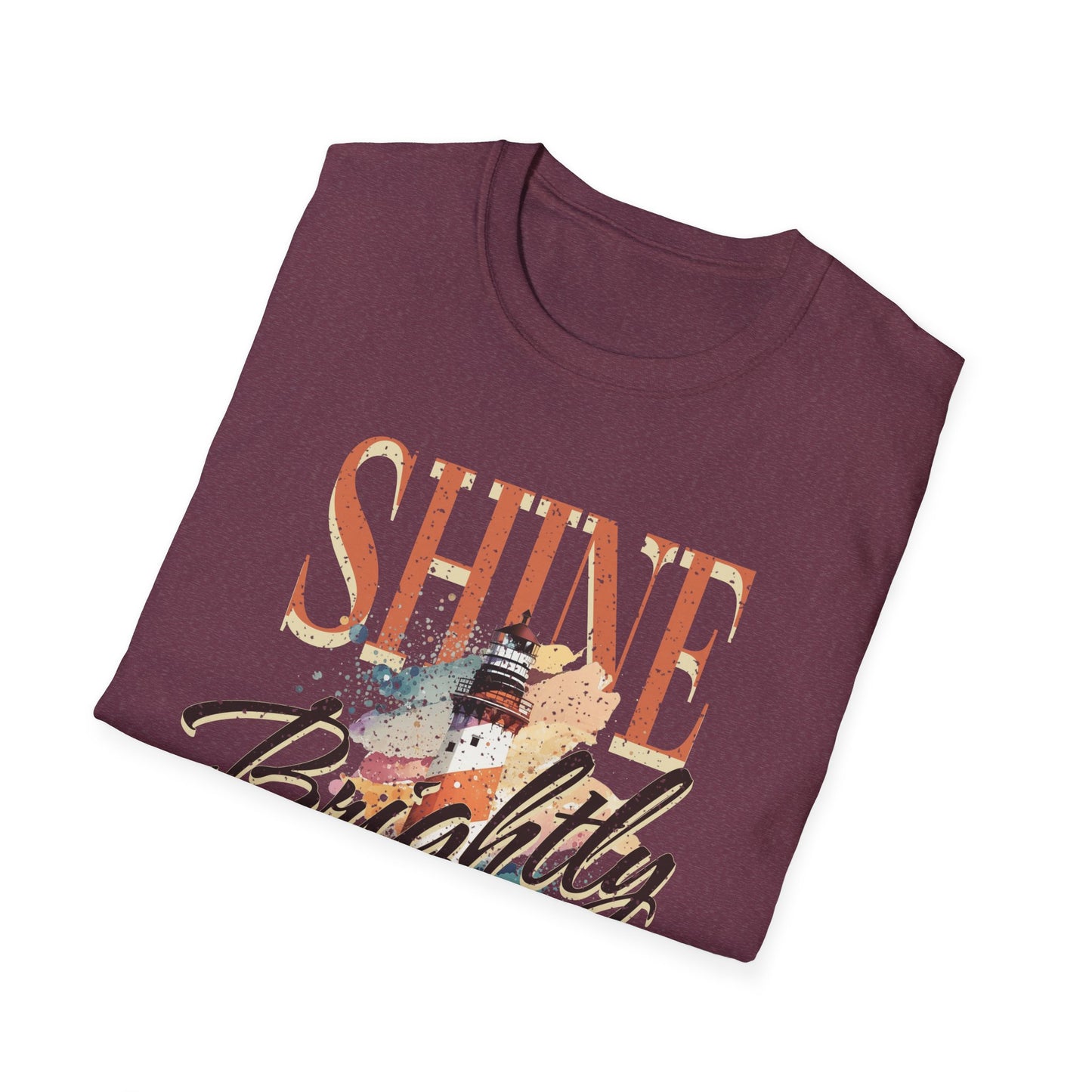 Shine Brightly Always 2025 T-Shirt, Inspirational Tee, Positive Vibe Top, Unisex Graphic Shirt, Gift for Him or Her, Comfortable Clothing