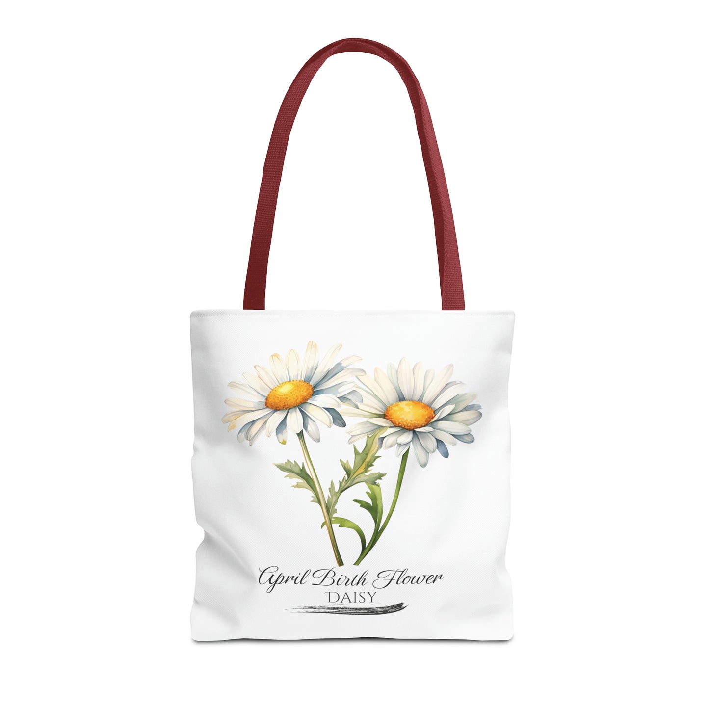 April Birth Flower: Daisy - Tote Bag (AOP)