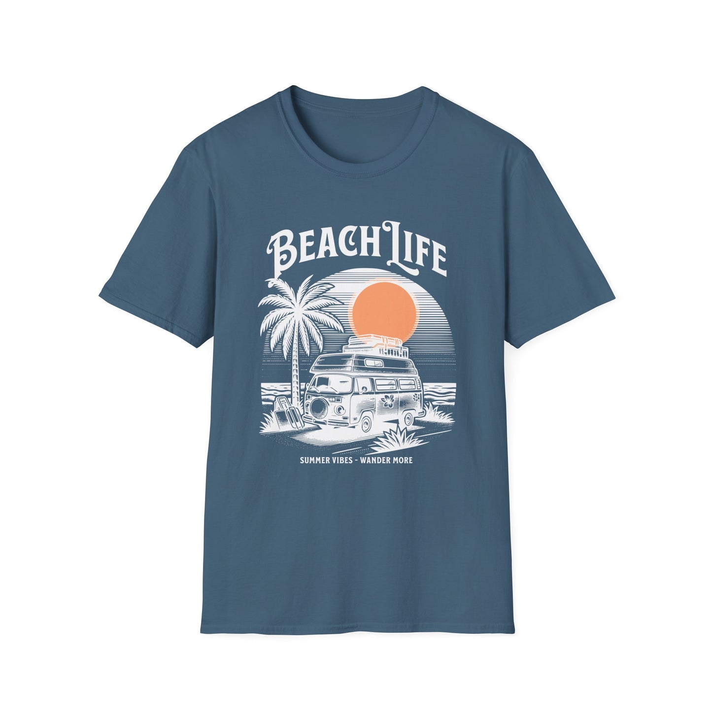 Beach Life T-shirt - Unisex Softstyle T-Shirt