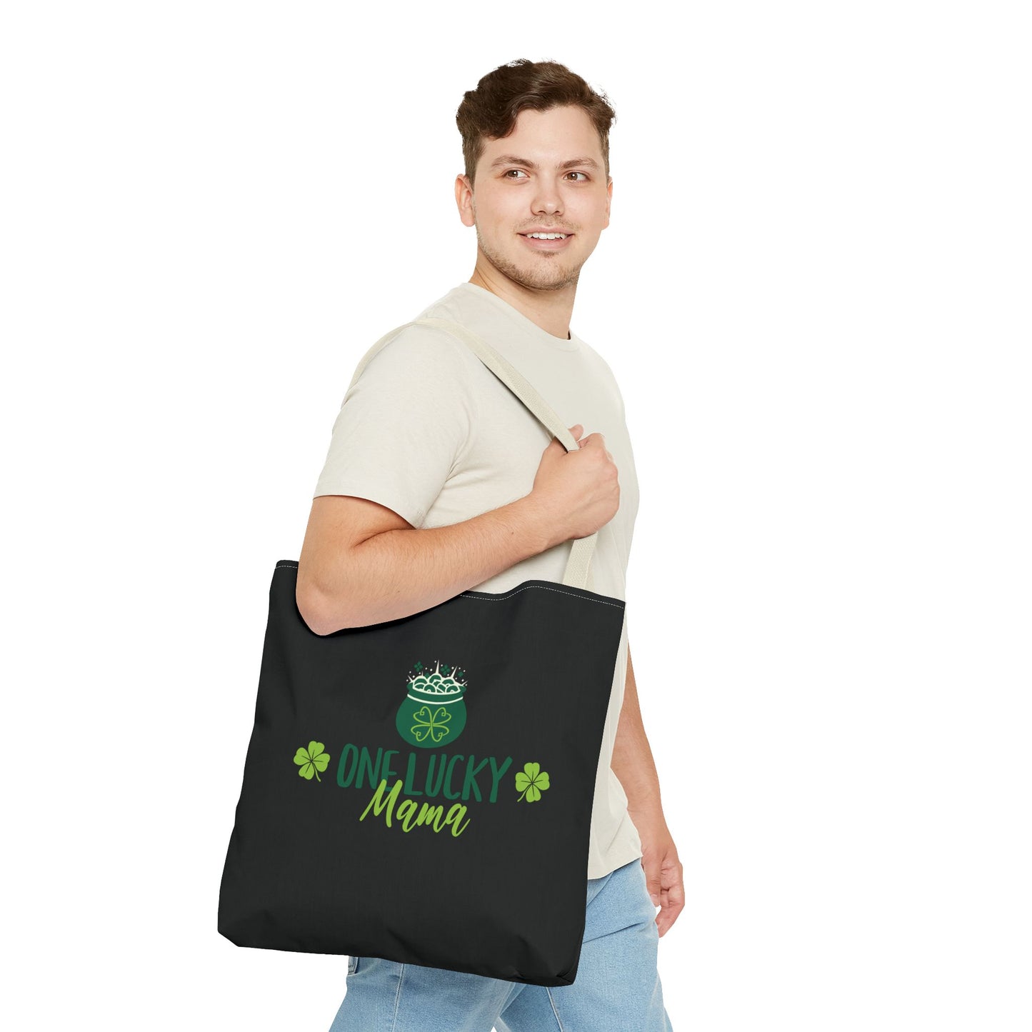 One Lucky Mama St. Patrick's Day Tote Bag - Fun & Festive Green Design