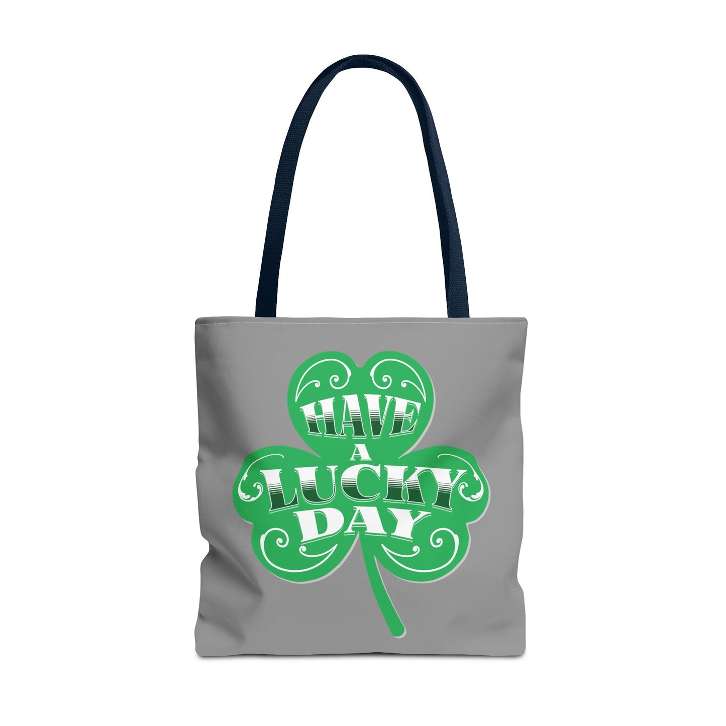 Lucky Day Tote Bag - St. Patrick's Day Gift, Eco-Friendly Shopper, Fun Everyday Use, Green Clover Design, Lucky Charm