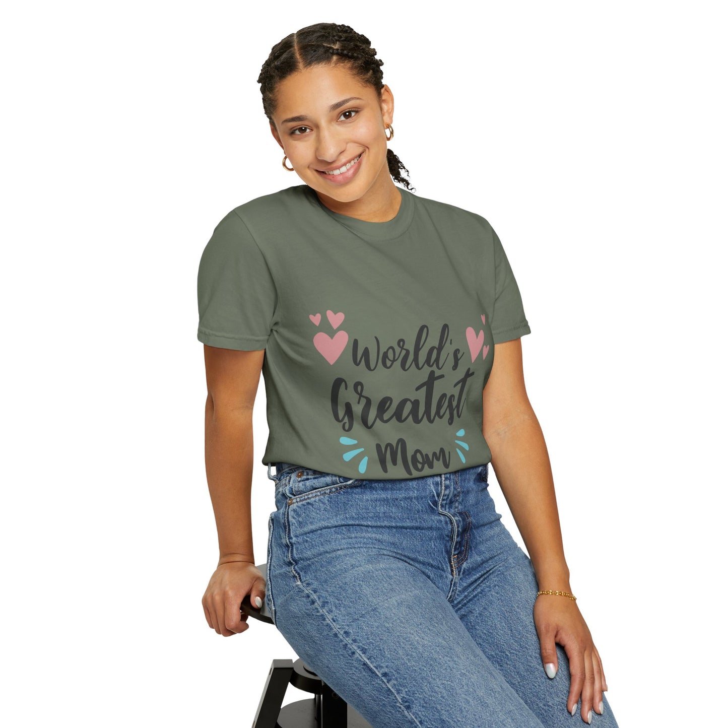 World greatest mom - Unisex Garment-Dyed T-shirt