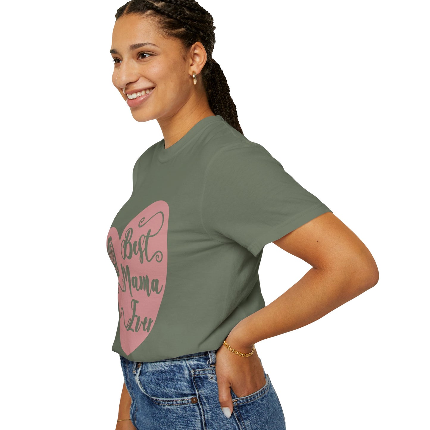 Best mama ever - Unisex Garment-Dyed T-shirt