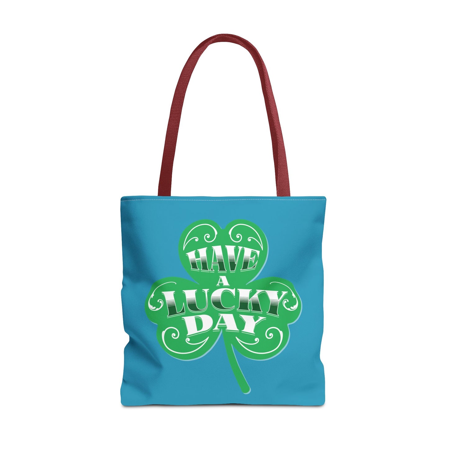 Lucky Day Tote Bag - St. Patrick's Day Gift, Shamrock Design, Eco-Friendly Bag, Fun Everyday Tote, Perfect for Luck!