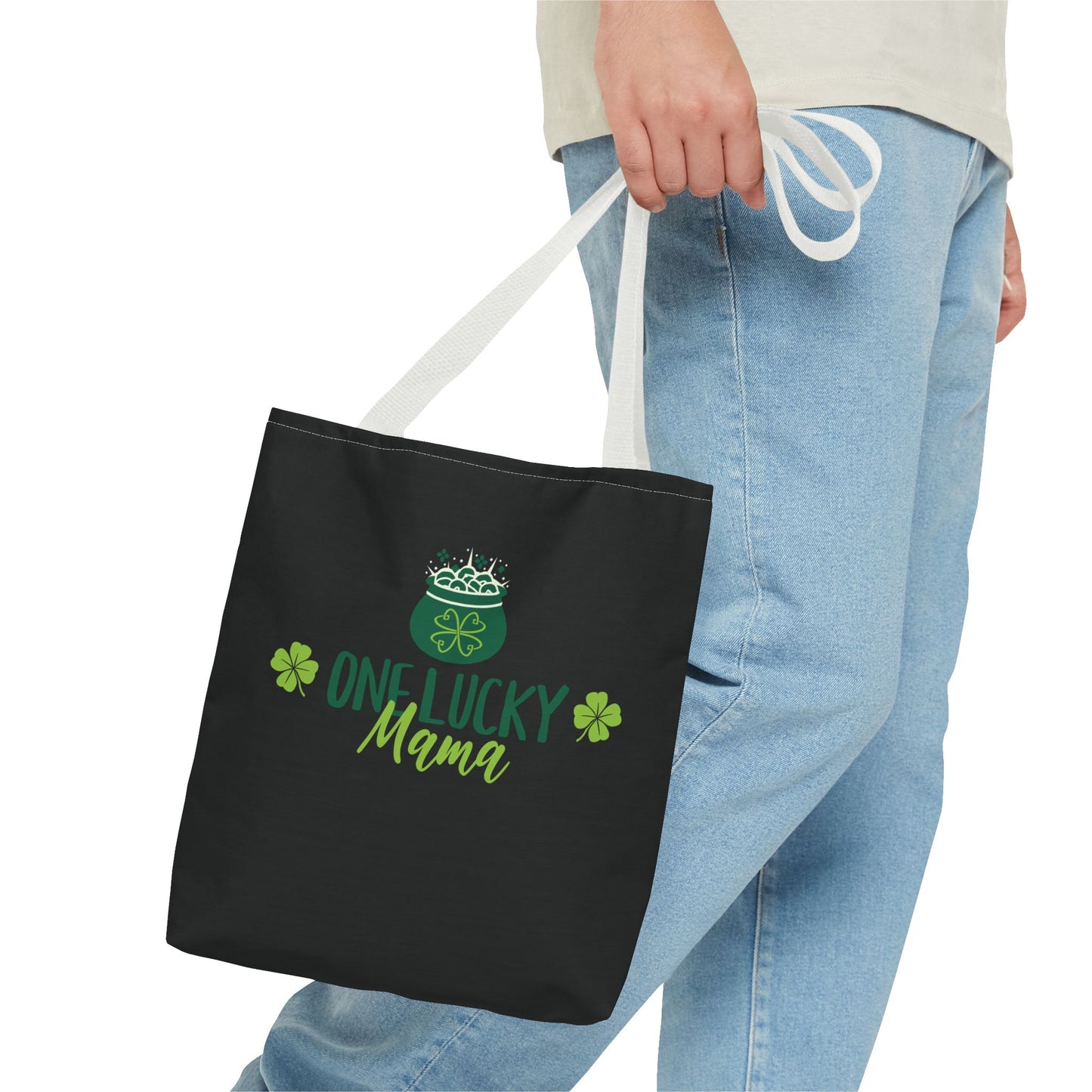 One Lucky Mama St. Patrick's Day Tote Bag - Fun & Festive Green Design