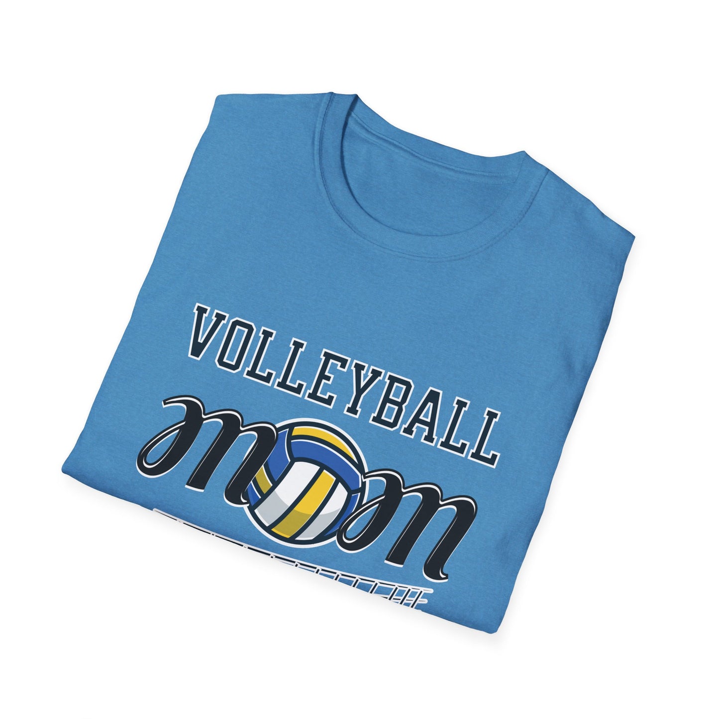 Volleyball Mom T-Shirt | Soft Unisex Tee for Sports Moms | Great for Gifts, Teamwear, Casual Outings, and Holidays