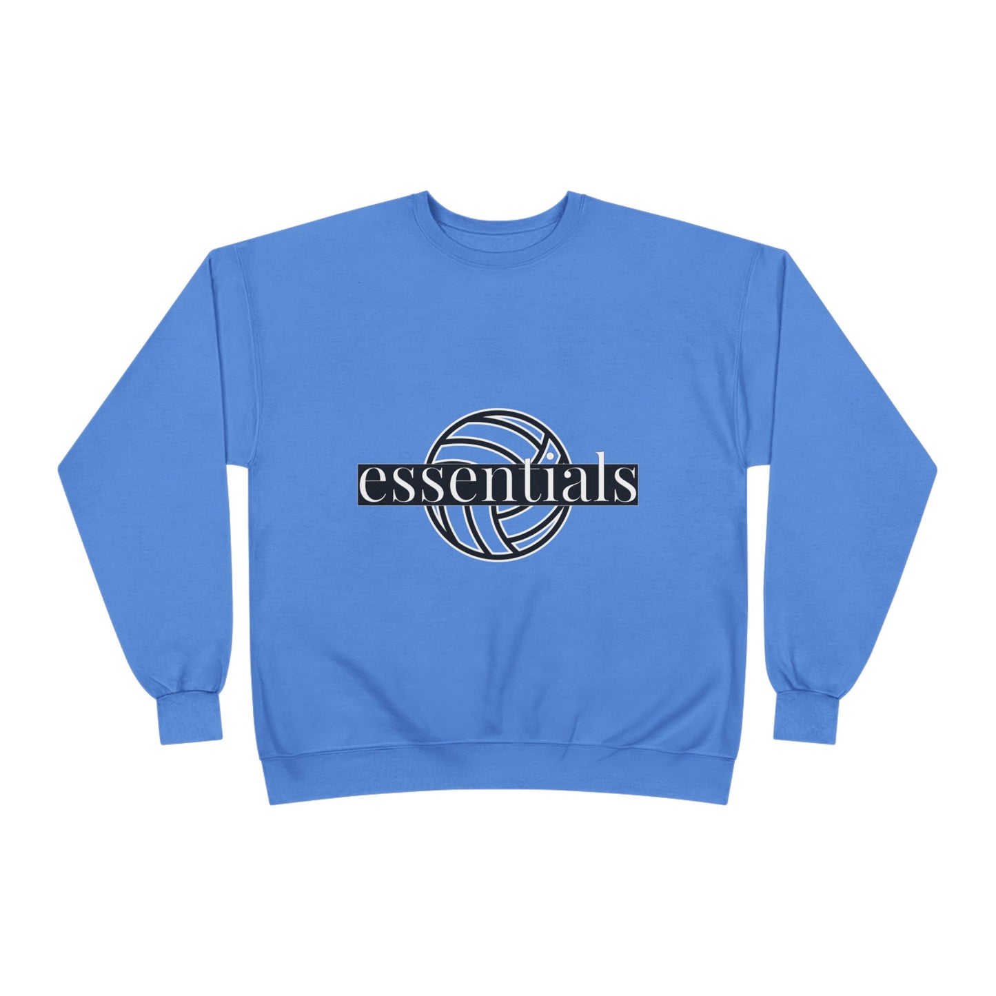 Unisex Eco-Friendly Volleyball Sweatshirt, Casual Sportswear for Athletes, Great for Gifts, Team Spiritwear, Eco-Conscious Fashion