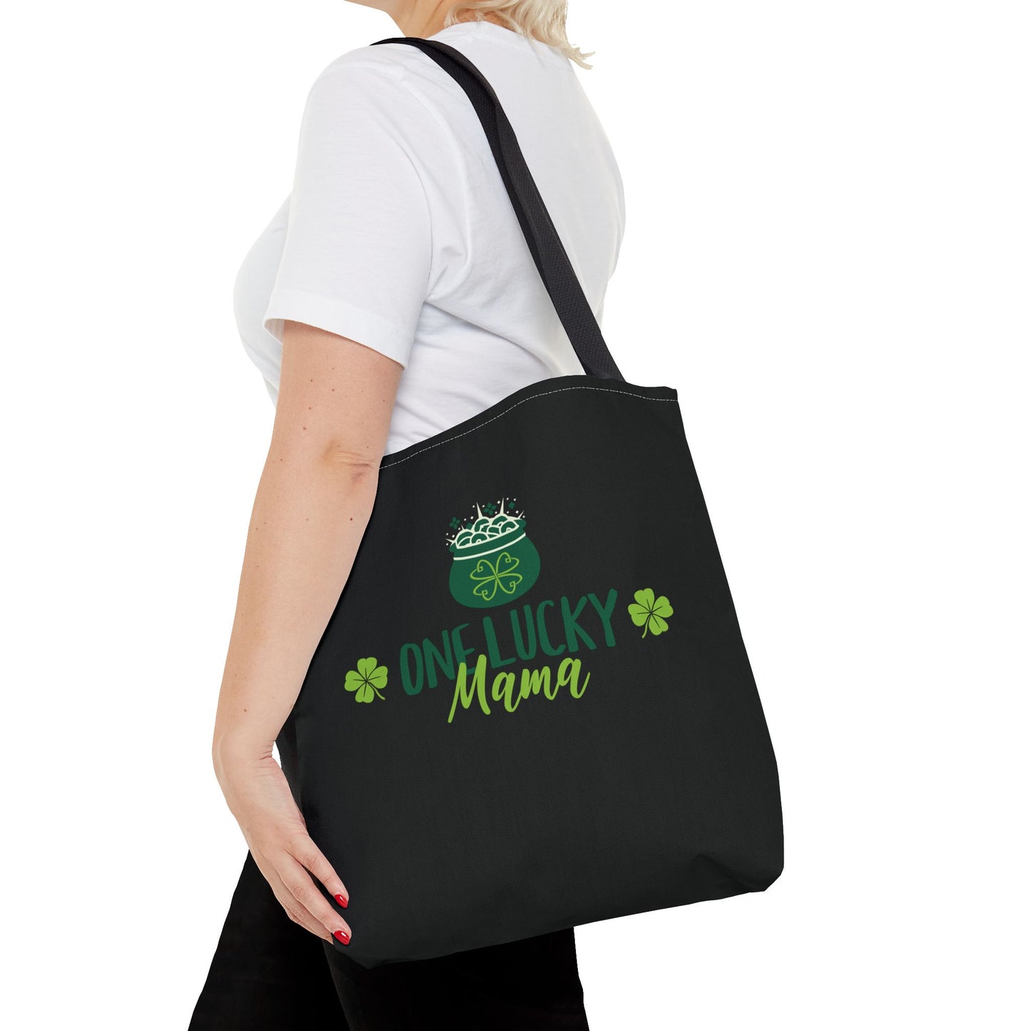 One Lucky Mama St. Patrick's Day Tote Bag - Fun & Festive Green Design