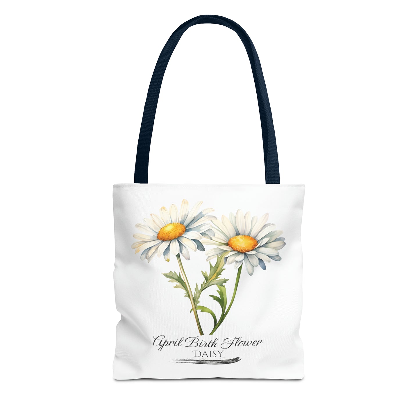 April Birth Flower: Daisy - Tote Bag (AOP)