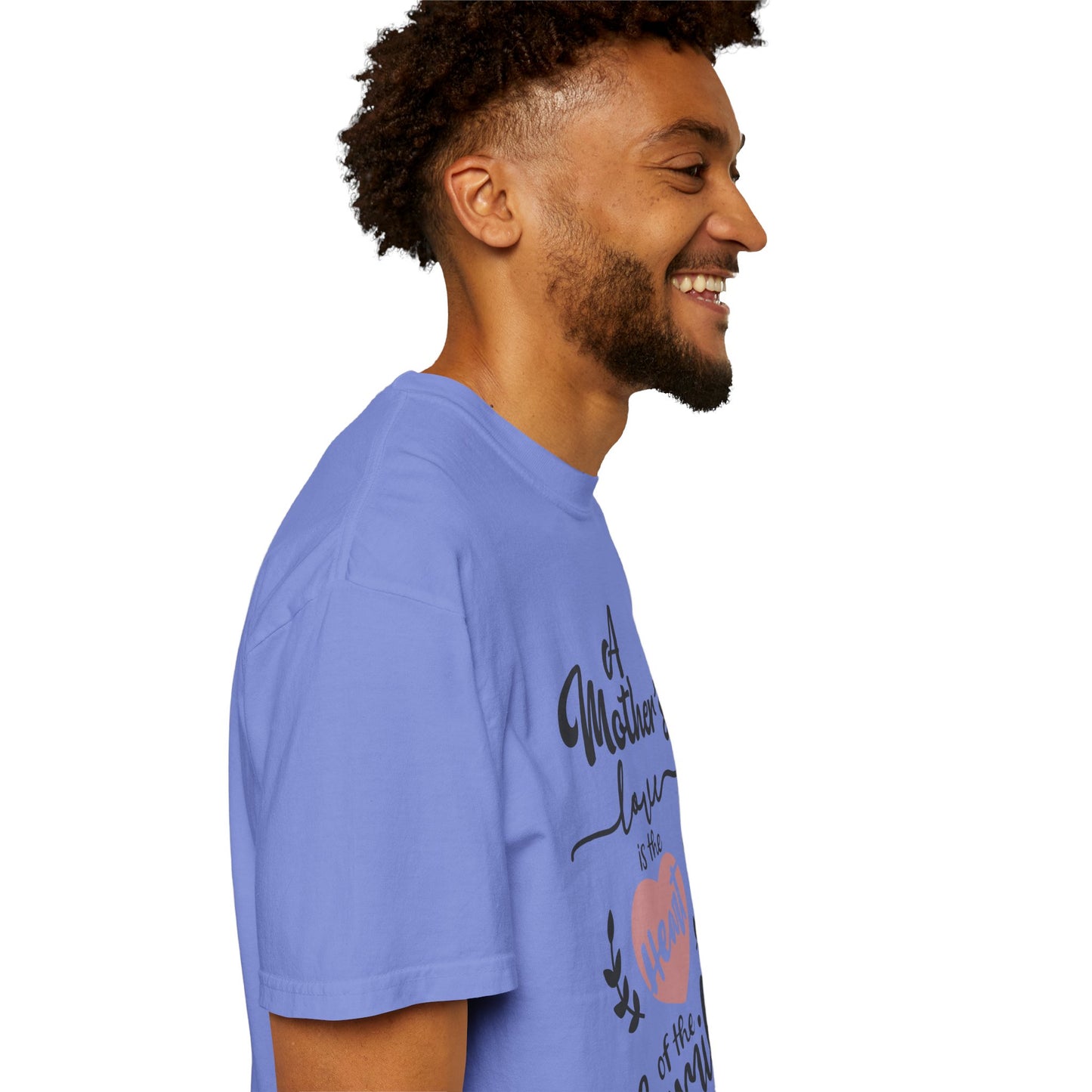 Mother's love is the heart of the family - Unisex Garment-Dyed T-shirt