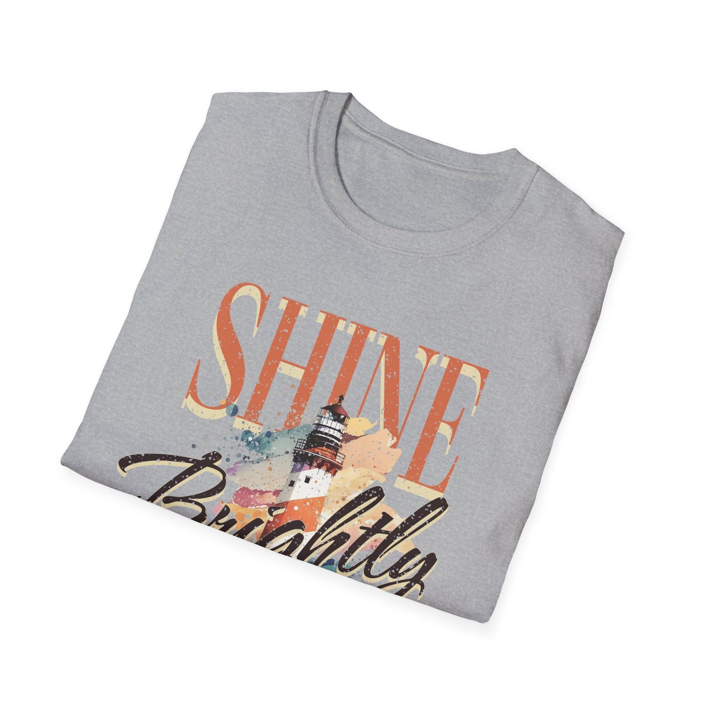 Shine Brightly Always 2025 T-Shirt, Inspirational Tee, Positive Vibe Top, Unisex Graphic Shirt, Gift for Him or Her, Comfortable Clothing