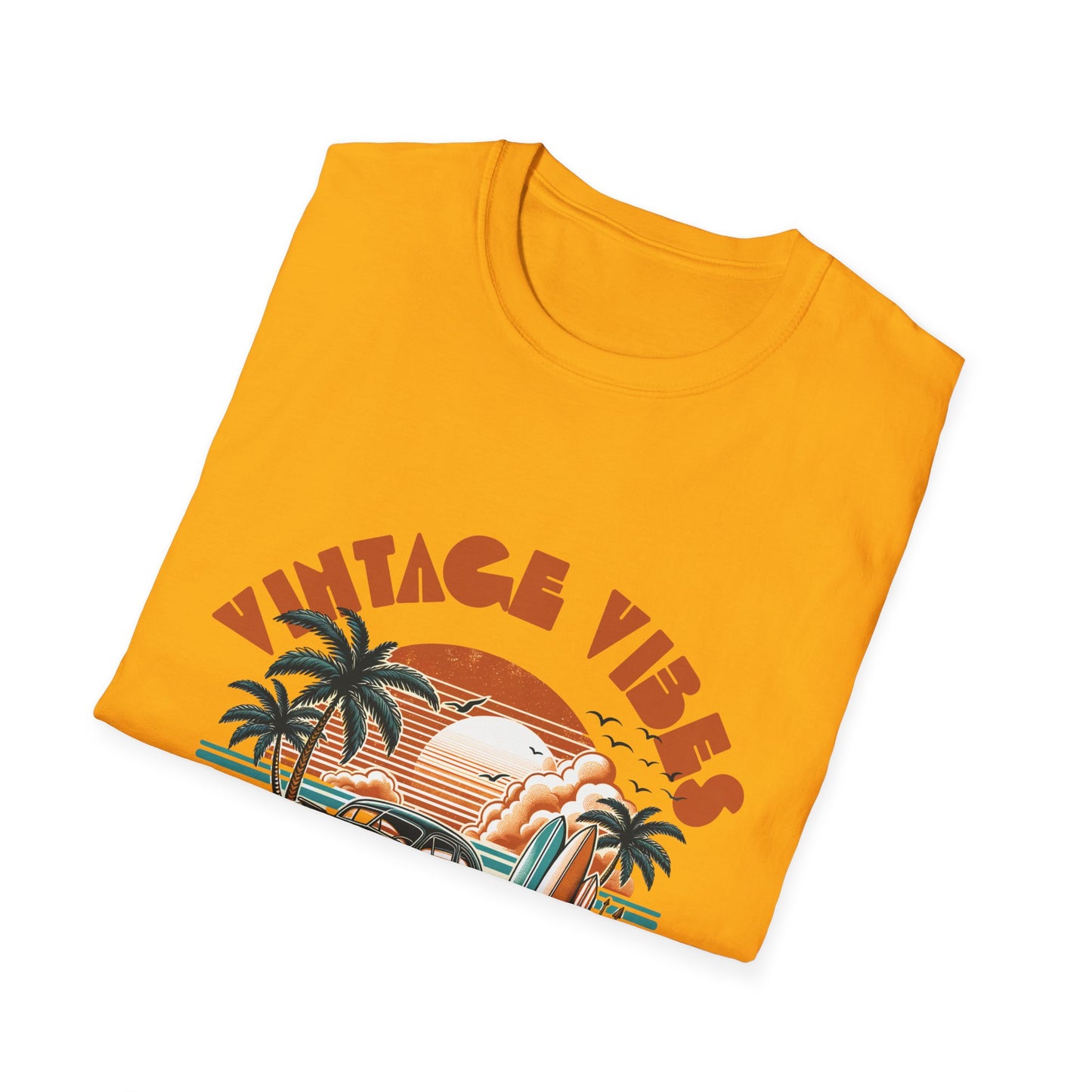 Vintage Vibe T-Shirt - Unisex Softstyle