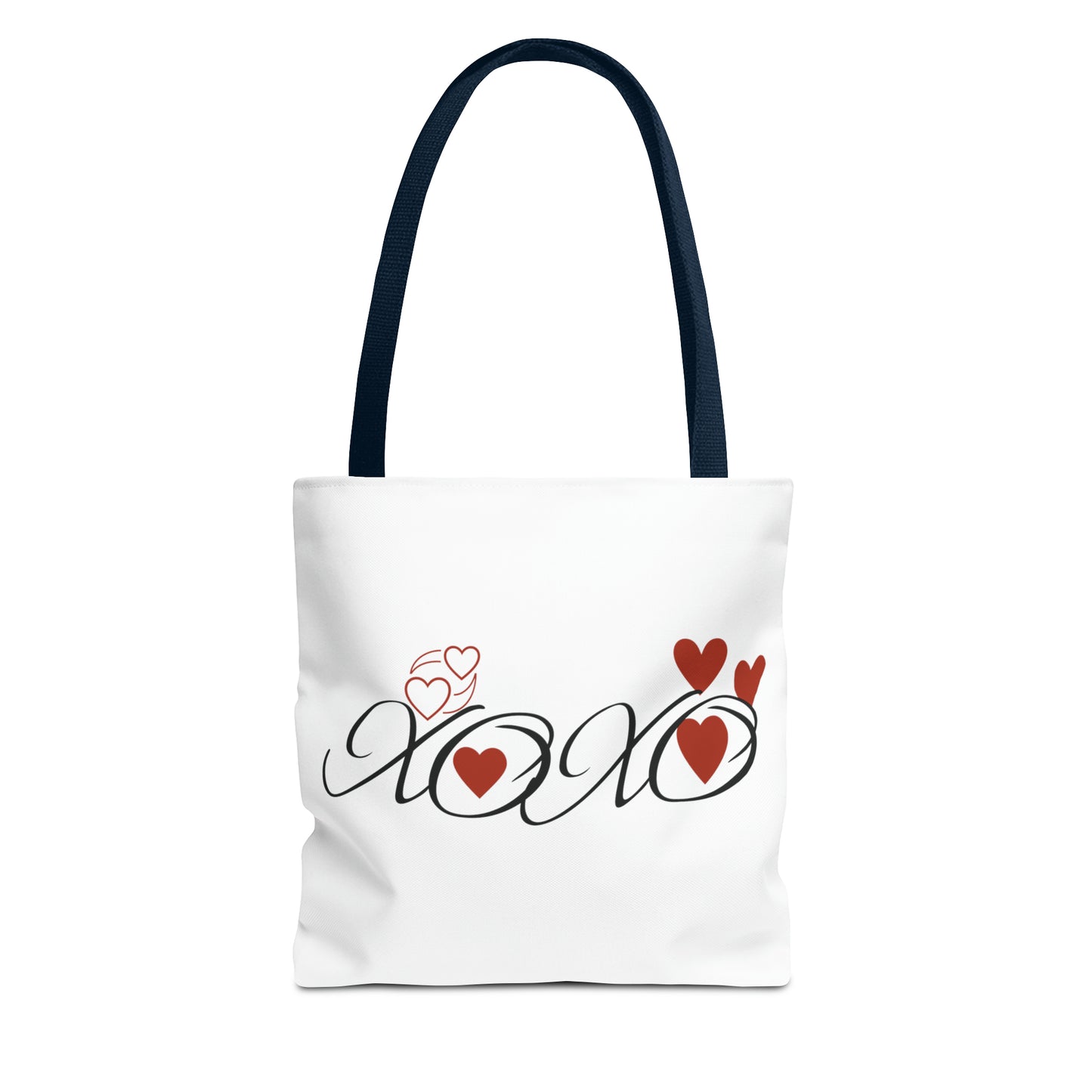 Valentine: XOXO with Hearts - Tote Bag (AOP)