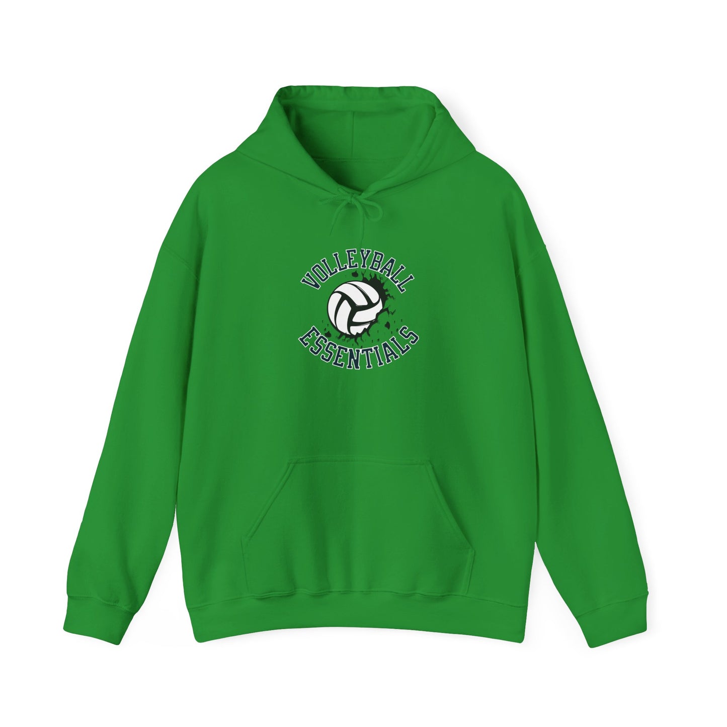 Volleyball Essentials Hoodie, Unisex Heavy Blend Sweatshirt for Players, Sporty Gift, Workout Wear, Casual Comfort