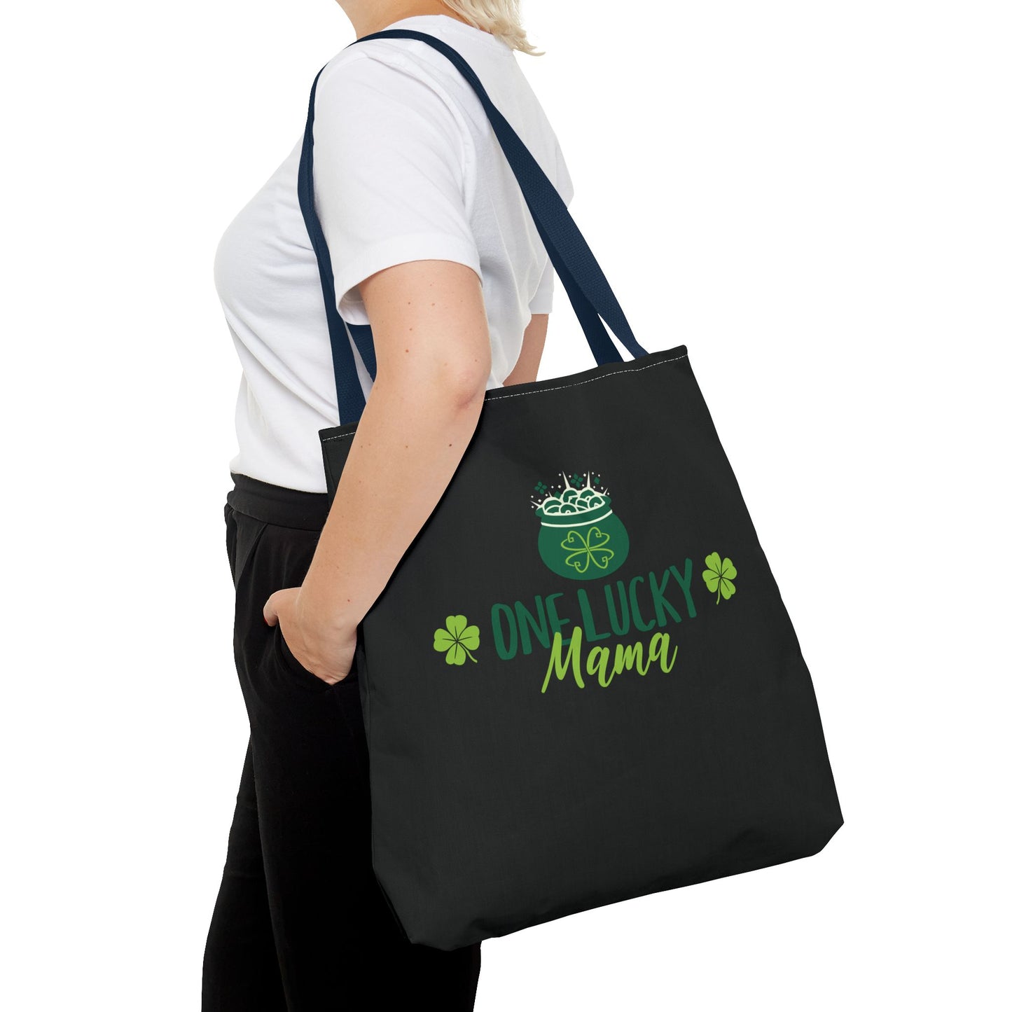 One Lucky Mama St. Patrick's Day Tote Bag - Fun & Festive Green Design