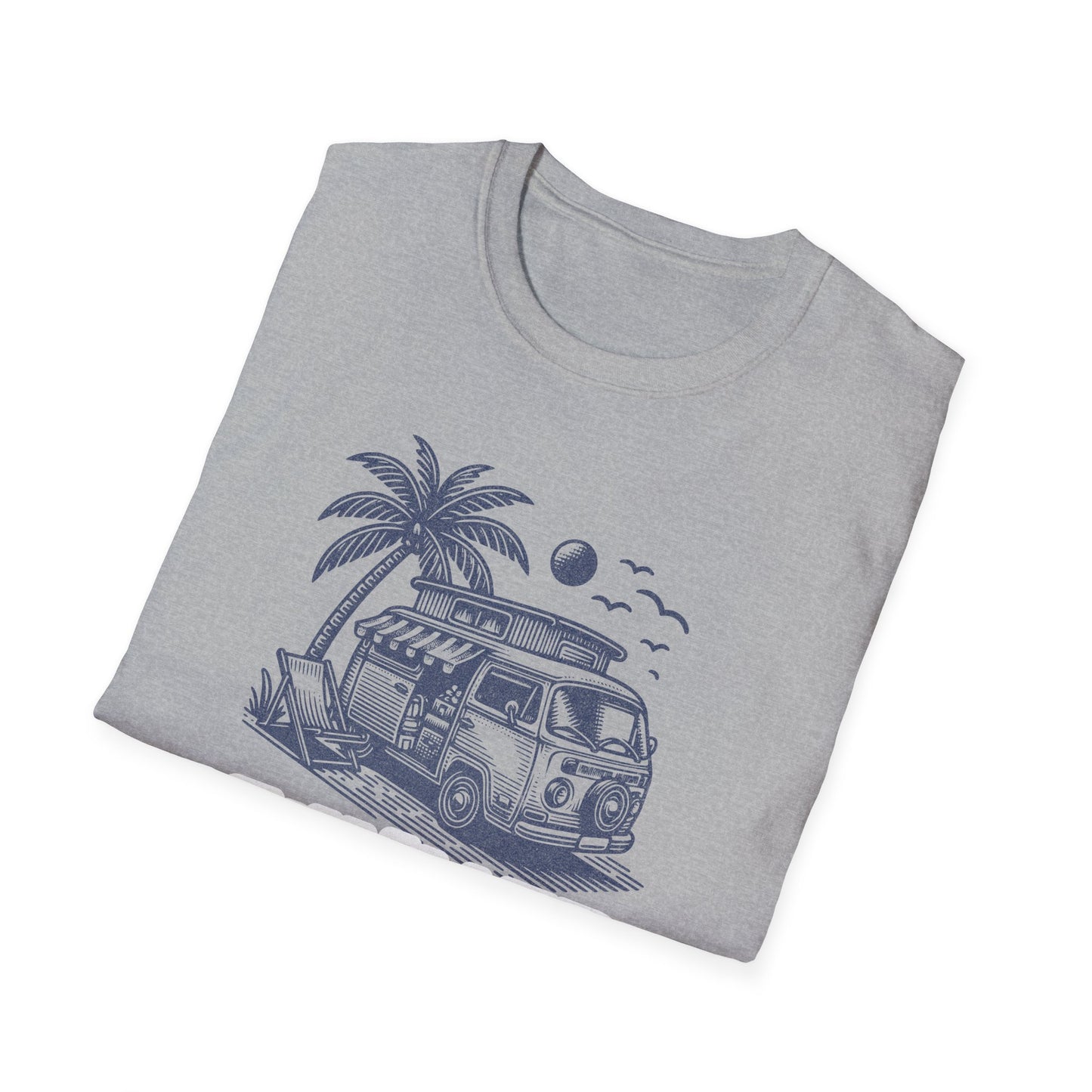 Summer Camping Vibes T-Shirt, Unisex Camp Tee, Outdoor Adventure Shirt, Nature Lover Gift, Camping Trip Apparel