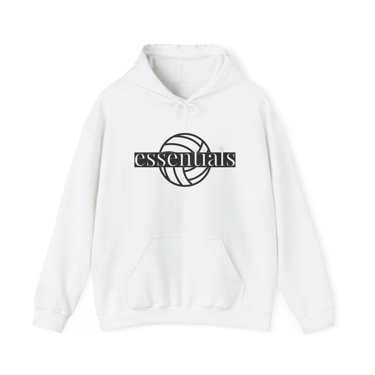 Volleyball Essentials Hoodie, Unisex Sweatshirt for Players, Casual Wear, Sports Apparel, Gift for Volleyball Lovers, Comfortable Warmth
