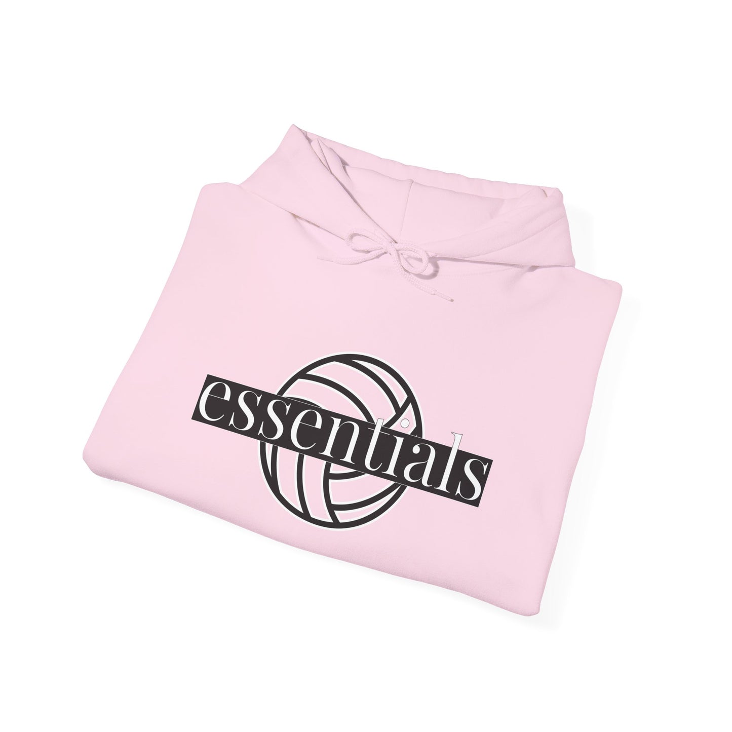 Volleyball Essentials Hoodie, Unisex Sweatshirt for Players, Casual Wear, Sports Apparel, Gift for Volleyball Lovers, Comfortable Warmth