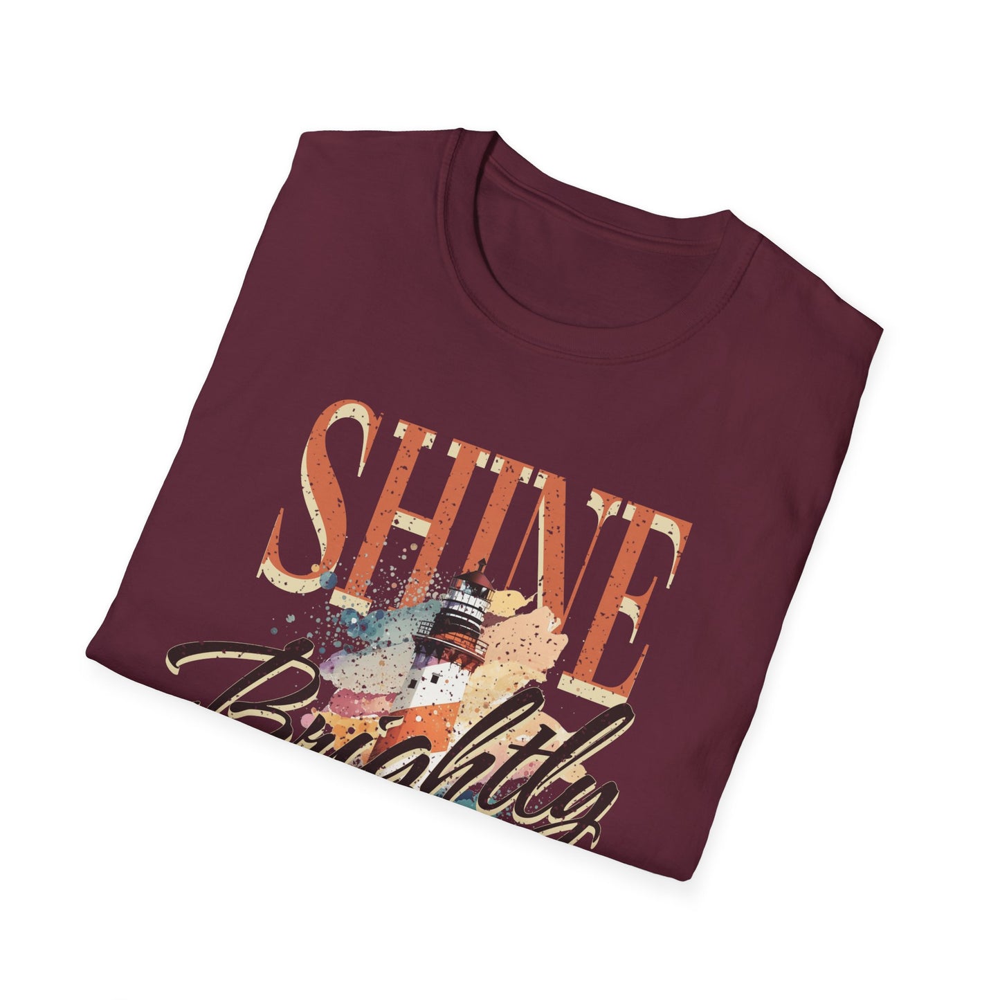 Shine Brightly Always 2025 T-Shirt, Inspirational Tee, Positive Vibe Top, Unisex Graphic Shirt, Gift for Him or Her, Comfortable Clothing