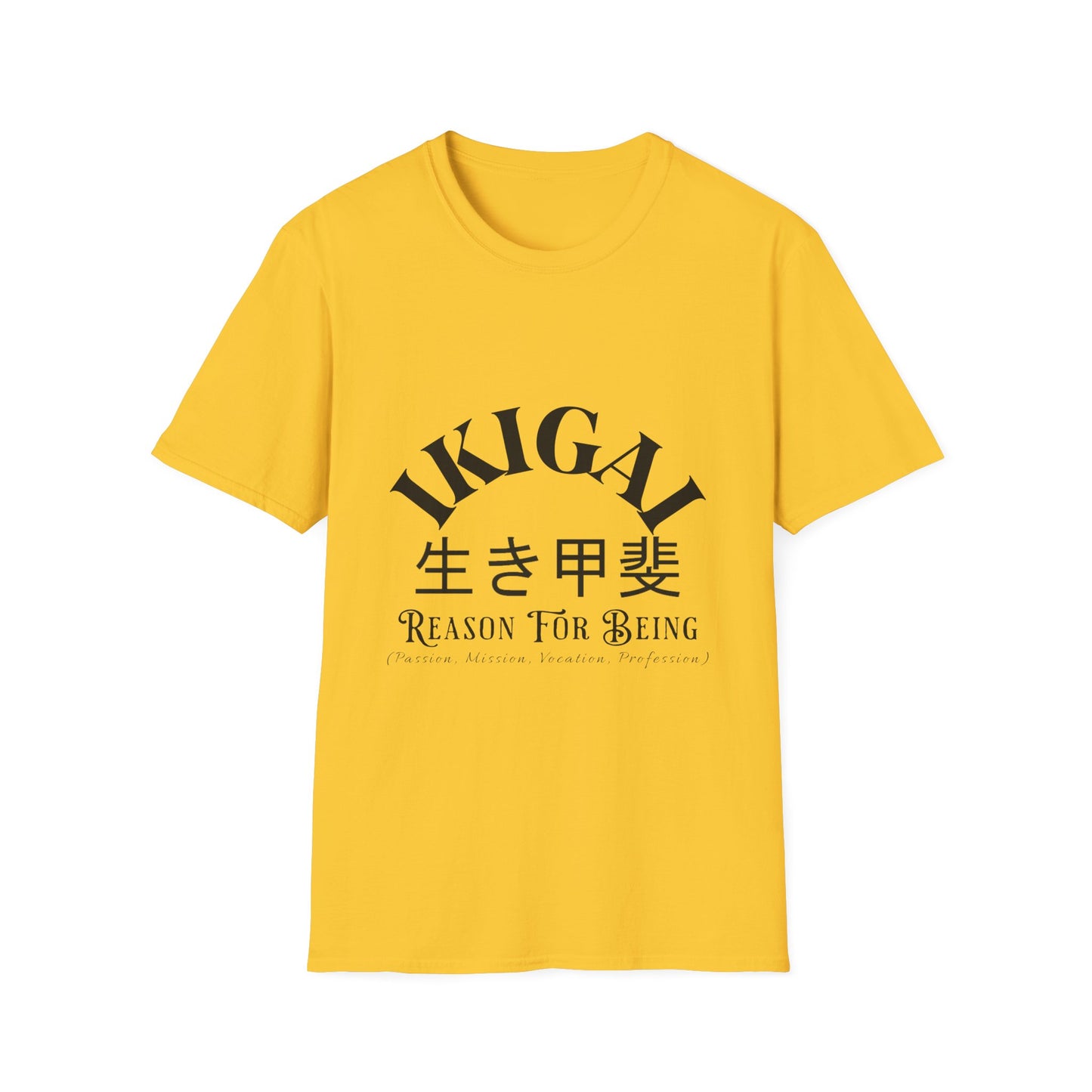 Ikigai T-shirt - Unisex Softstyle