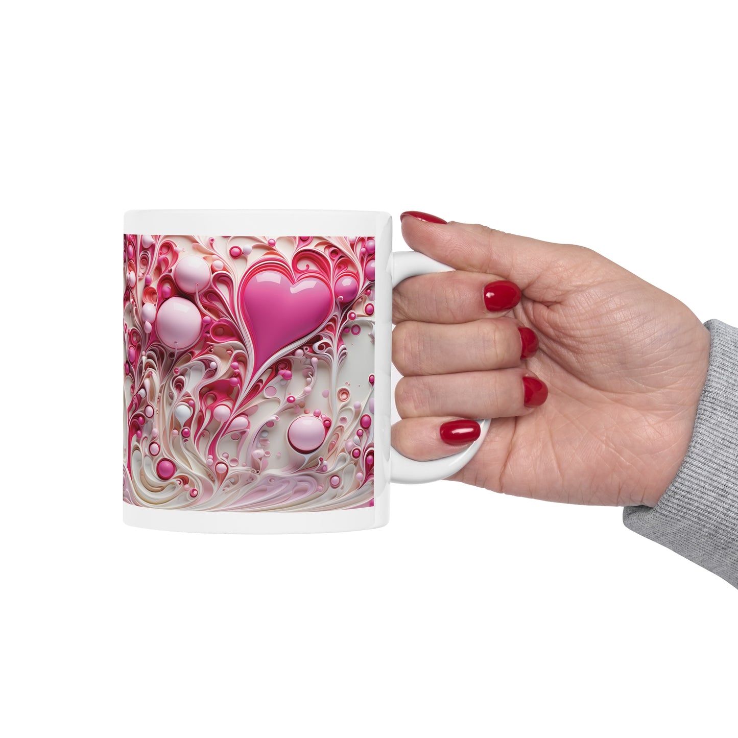 Valentine's Fantasy Heart: Ceramic Mug 11oz