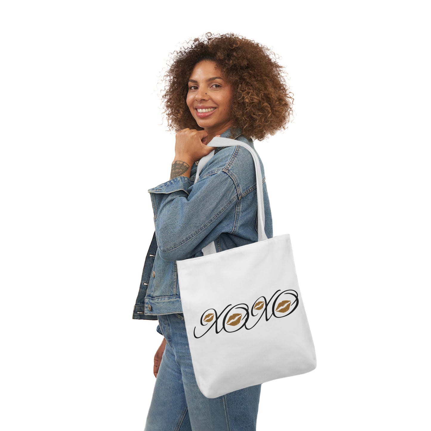 Canvas Tote Bag - XOXO Kissing Lips