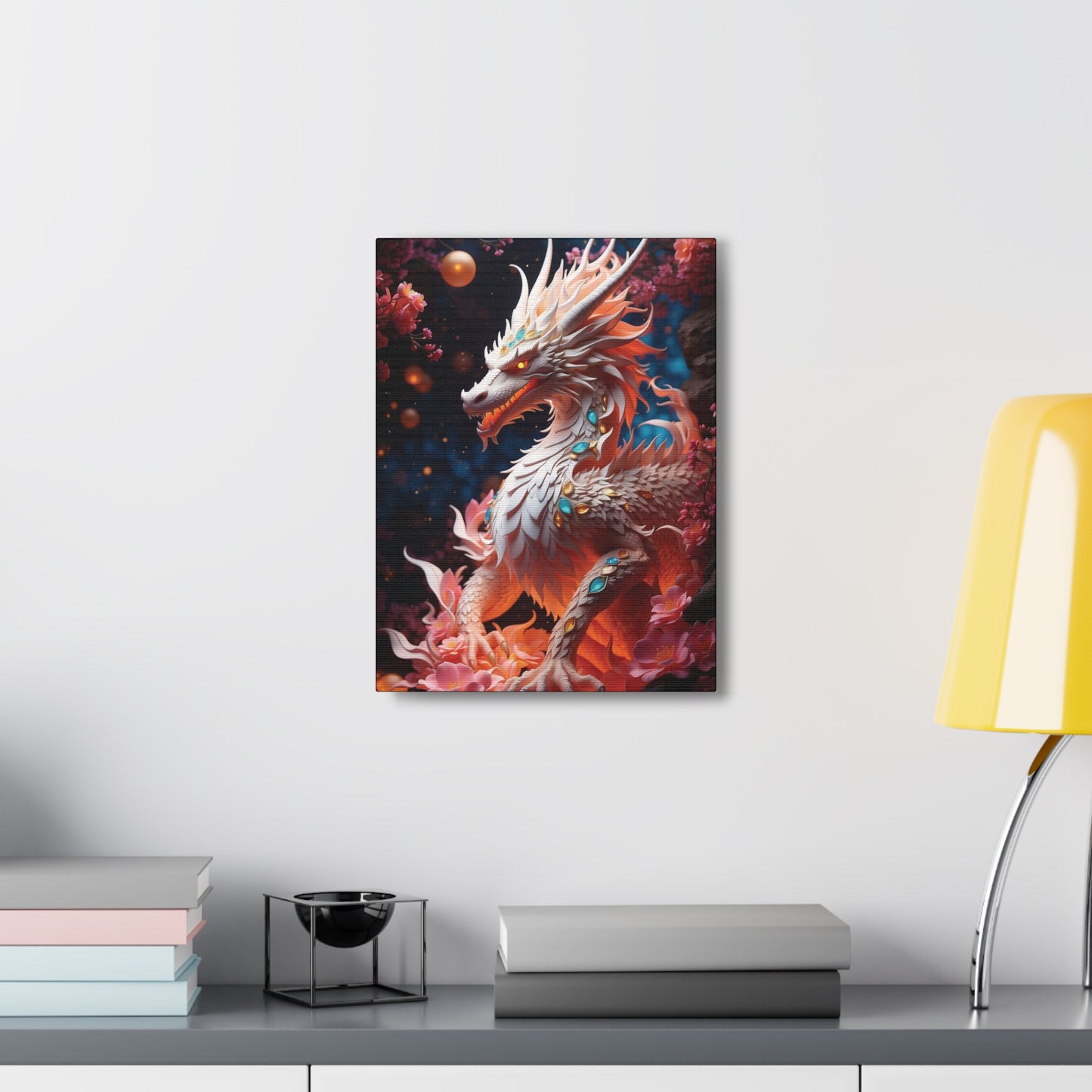 The Protector Dragon: Canvas Gallery Wraps