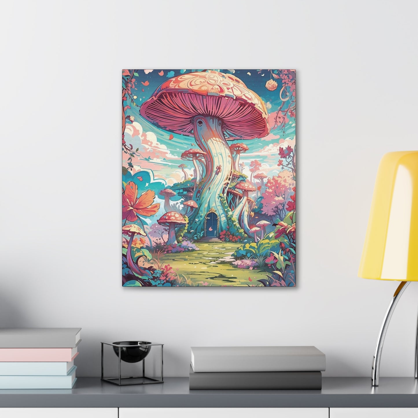 Mushroom Cabin: Canvas Gallery Wraps