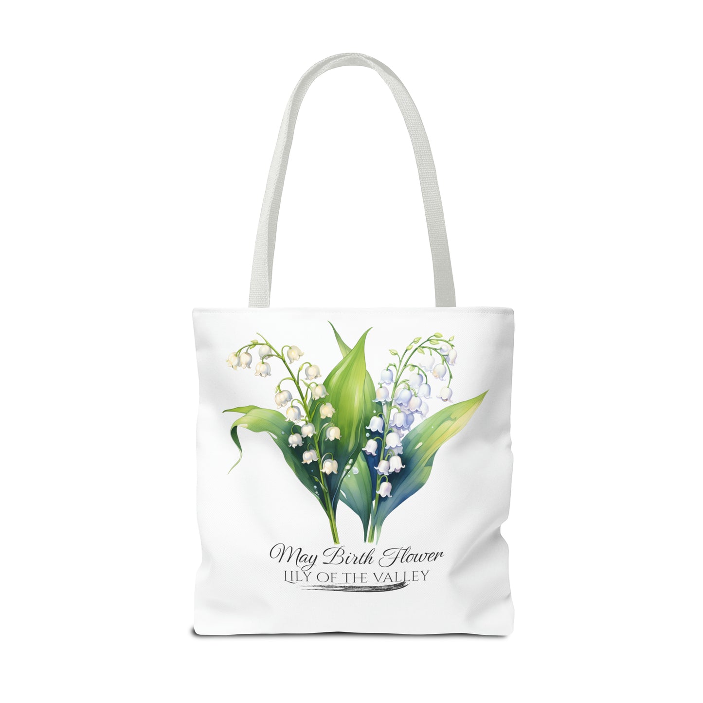 May Birth Flower: Lily of the valley - Tote Bag (AOP)