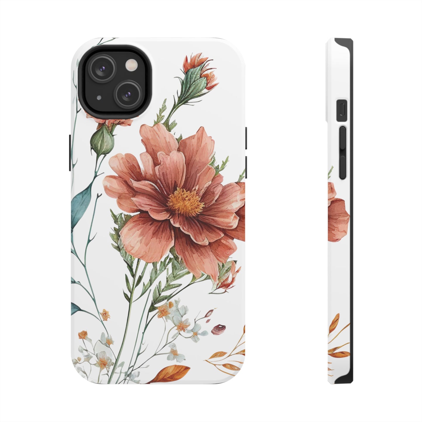 Tough Phone Cases: Watercolor Flower