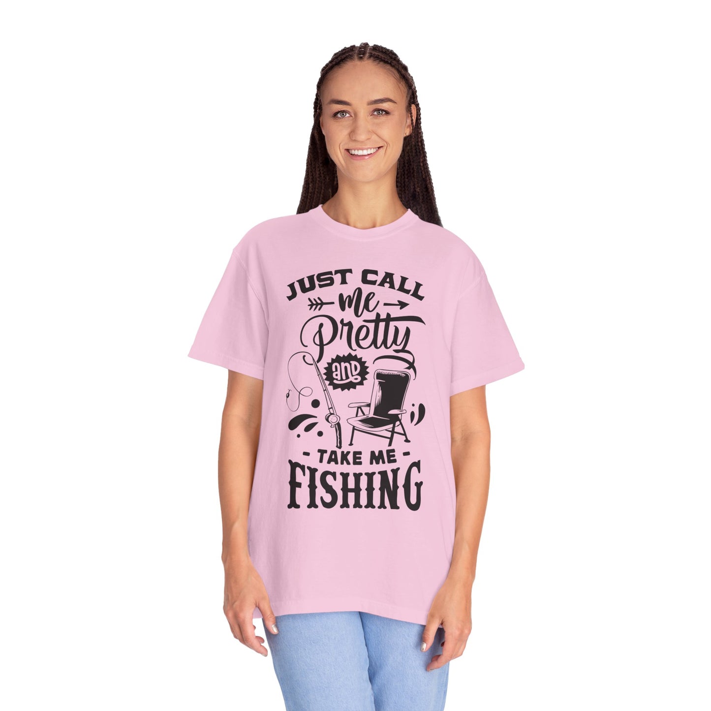 Take me fishing: Unisex Garment-Dyed T-shirt