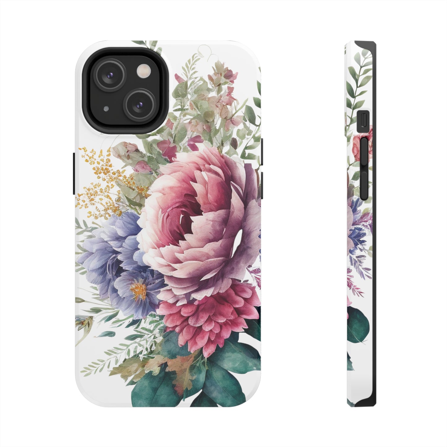 Tough Phone Cases: Watercolor Flower