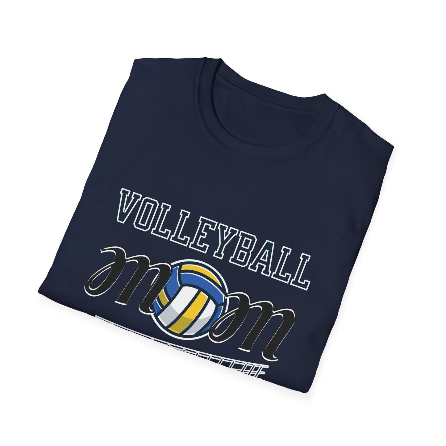 Volleyball Mom T-Shirt | Soft Unisex Tee for Sports Moms | Great for Gifts, Teamwear, Casual Outings, and Holidays
