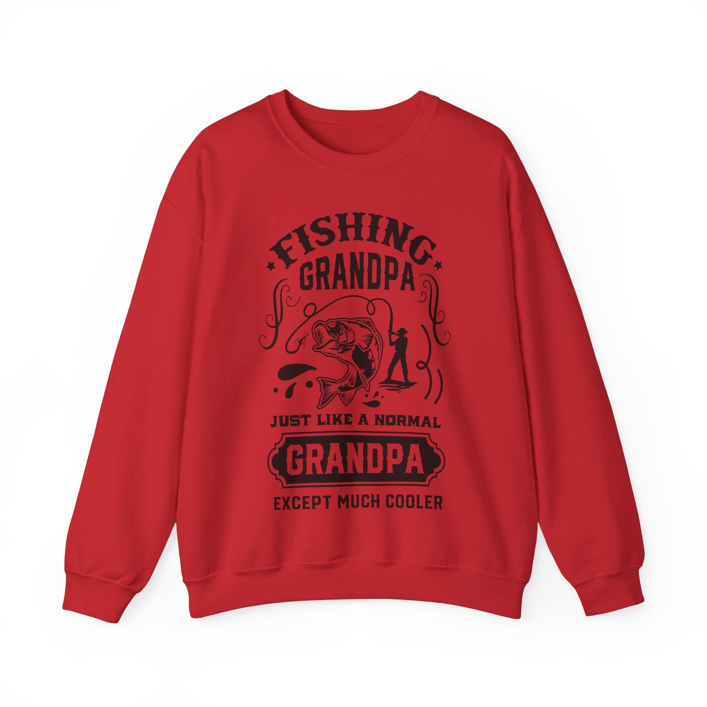 Fishing Grandpa - Unisex Heavy Blend™ Crewneck Sweatshirt