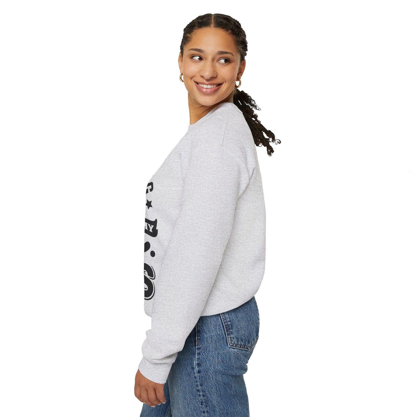 Stop staring at my Bass - Unisex Heavy Blend™ Crewneck Sweatshirt