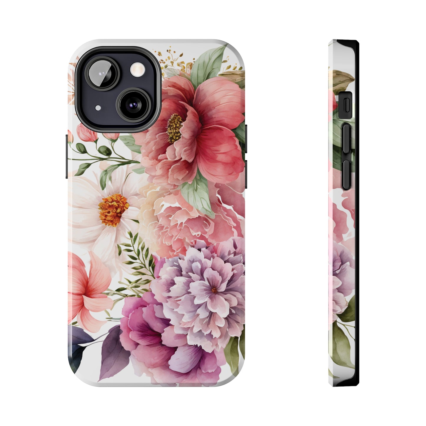 Tough Phone Cases: Watercolor Flower