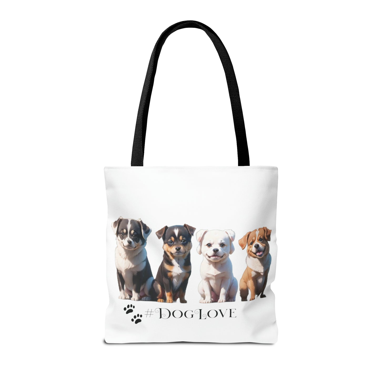 Tote Bag (AOP): #DogLove