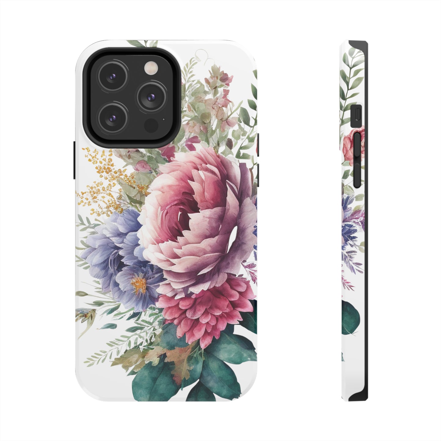 Tough Phone Cases: Watercolor Flower