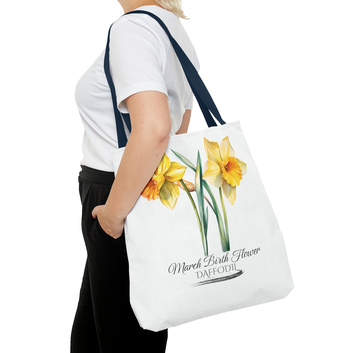 March Birth Flower: Daffodil - Tote Bag (AOP)